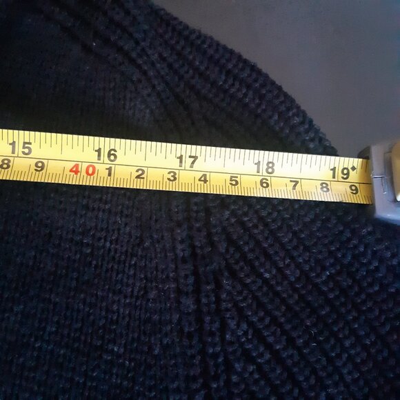 Tommy Hilfiger SZ S Black Cotton Men's 2 Button Shawl Collar Pullever Sweater - Picture 8 of 12